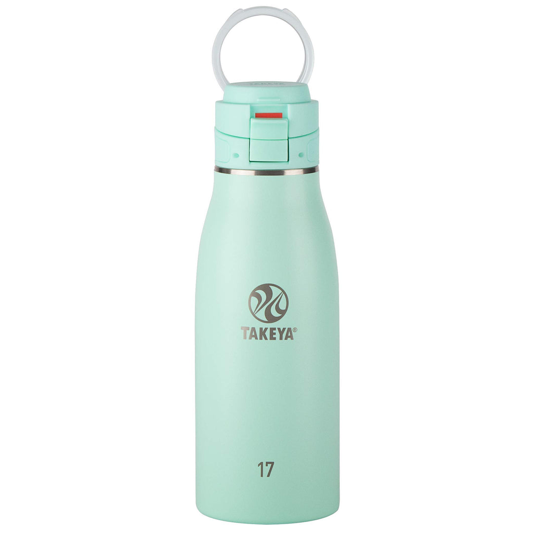 17 Oz Traveler Stainless Steel Insulated Travel Coffee Mug with Locking Leak Proof Lid, Premium Quality, BPA Free, Aqua