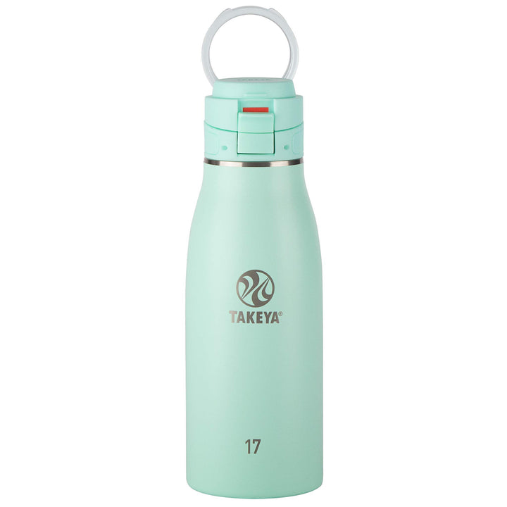 17 Oz Traveler Stainless Steel Insulated Travel Coffee Mug with Locking Leak Proof Lid, Premium Quality, BPA Free, Aqua