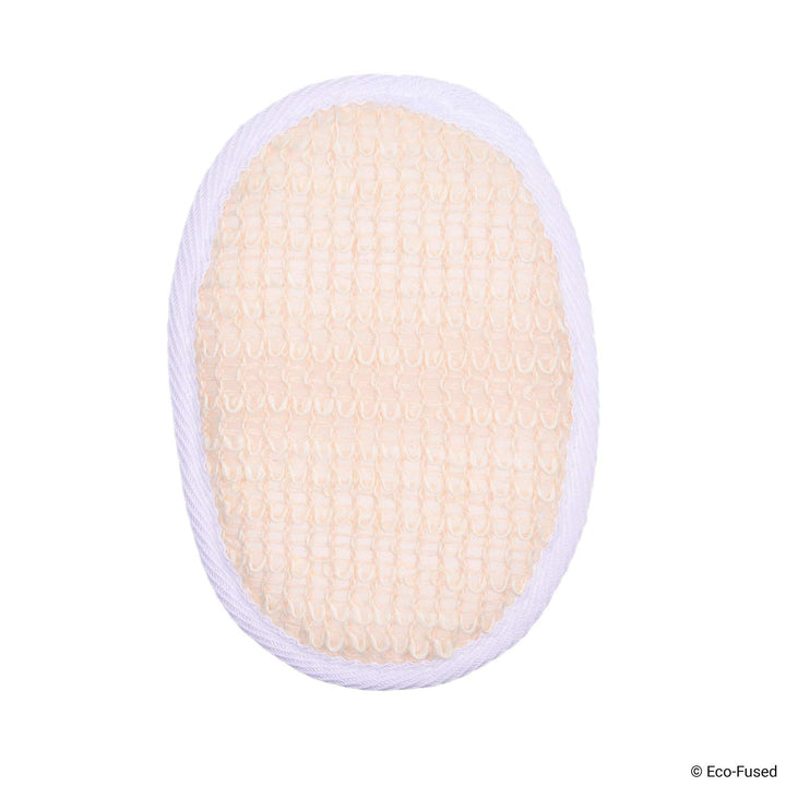 5 Pack - Cotton: Loofah Pads (Pack Of 5) - Exfoliating Scrubbing Sponges - Soft Cotton Material - Essential Skin Care Product - For Shower/Bath - Fibrous Texture - Perfect For Fac