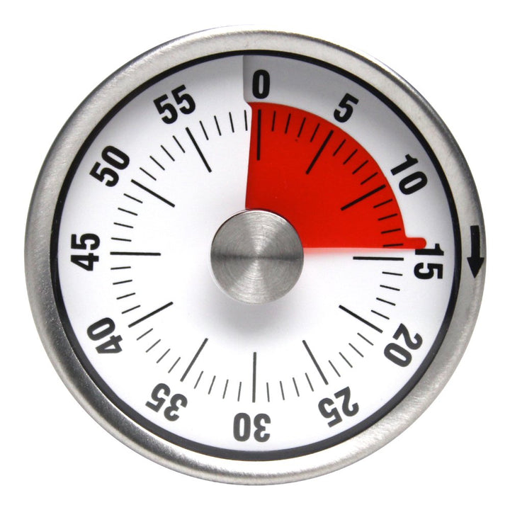 Kitchen Timer, Dia. 2.4 Inch, Black