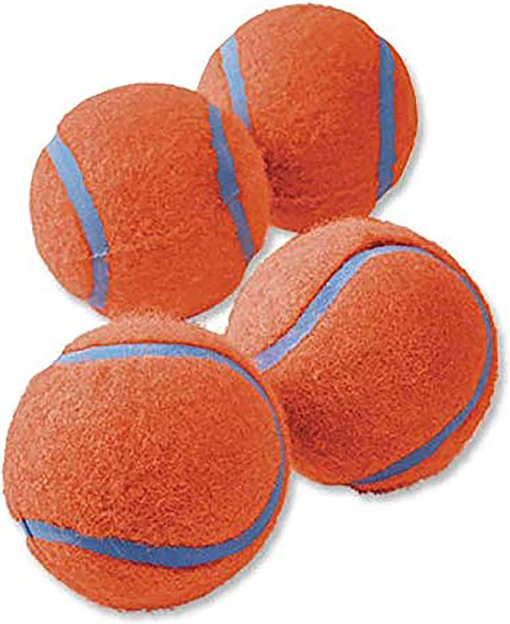 Dog Tennis Ball Dog Toy, Medium (2.5 Inch Diameter) for dogs 20-60 lbs, Pack of 4