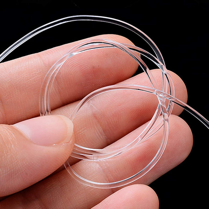 328ft Clear Bead Cord Crystal Elastic Stretchy Bracelet String for Jewelry Making Necklace Bracelet Beading Thread, 0.8 mm