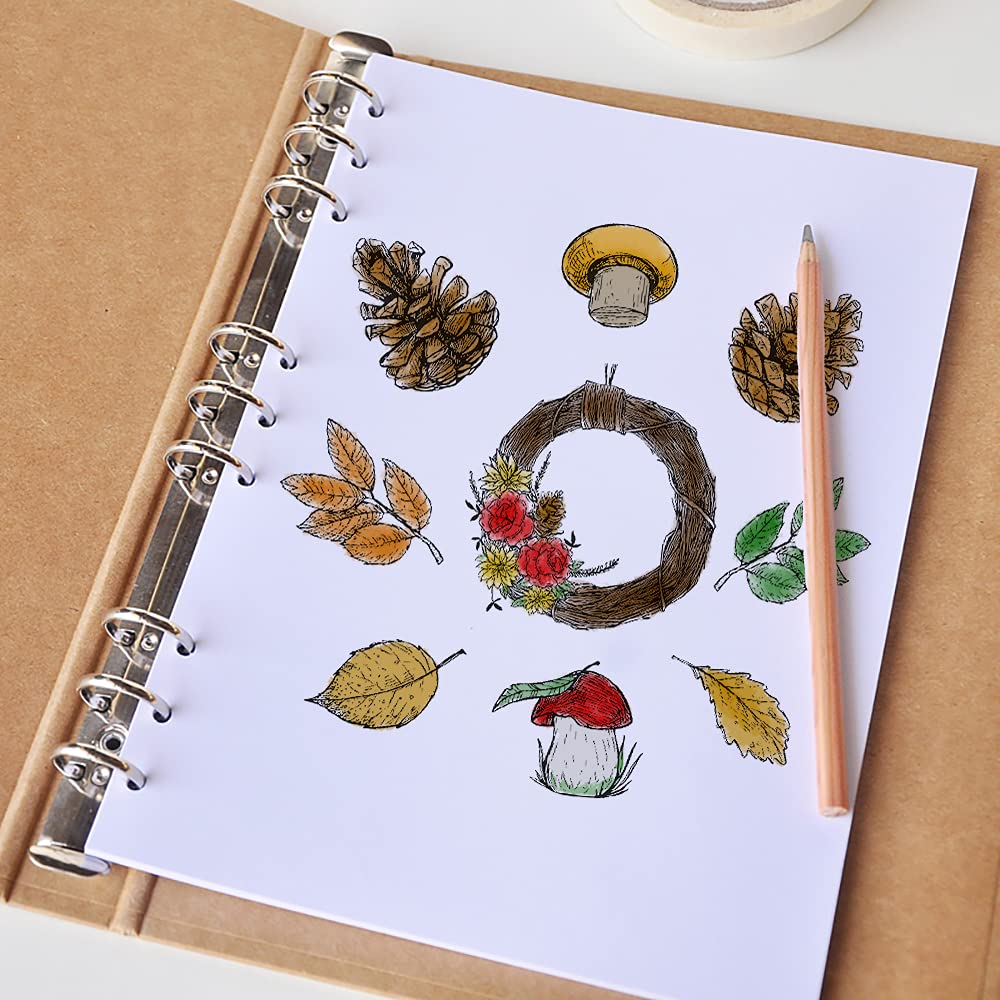 Clear Stamp Apple Tree Silicone Stamp, Autumn Harvest Apple Farm Sentiment Rubber Stamp for Card Making Crafting Decoration and DIY Scrapbooking