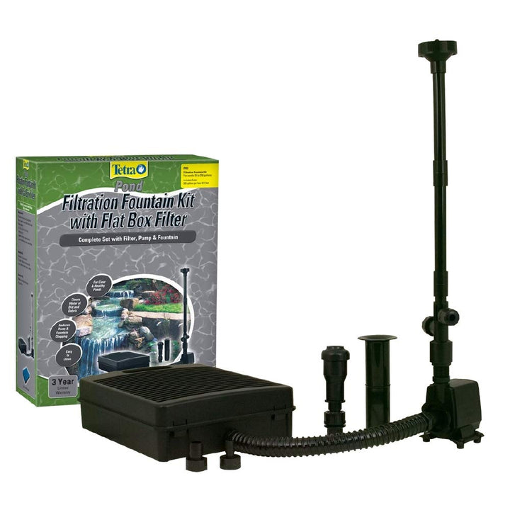 Pond Filtration Fountain Kit, Includes 3 Fountain Attachments