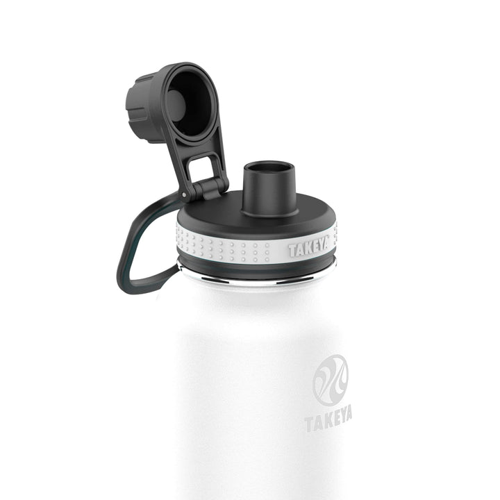 Originals 32 oz Vacuum Insulated Stainless Steel Water Bottle with Straw Lid, White