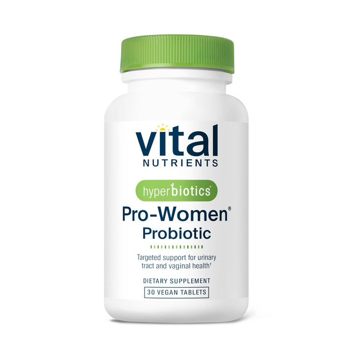 Vital Nutrients Pro Women Probiotics for Women | Vaginal Probiotics for PH Balance | Oral Probiotic for Vaginal Health and Urinary Tract Health | 6 Targeted Strains | 30 Vegan Tablets