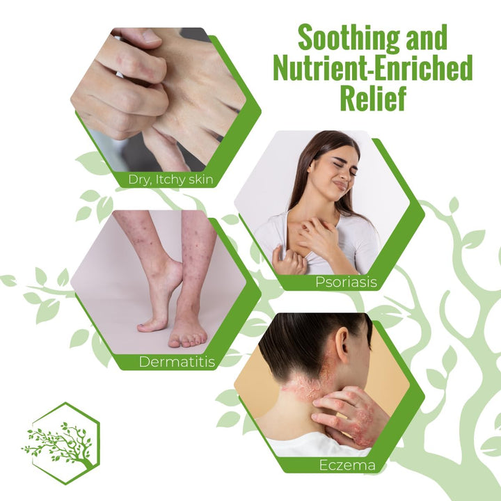 Organic Body Wash – Moisturizing & Exfoliating Wash for Sensitive, Dry, Itchy Skin – Hydrating Hypoallergenic Body Wash for Men & Women