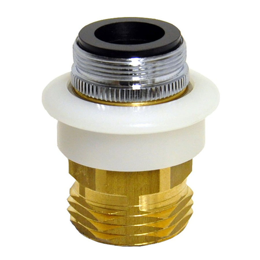 10521 Dual Thread Dishwasher Snap Coupling Adapter, 15/16-27 X 55/64-27 Male, 1.5 Gpm, No Size, Brass