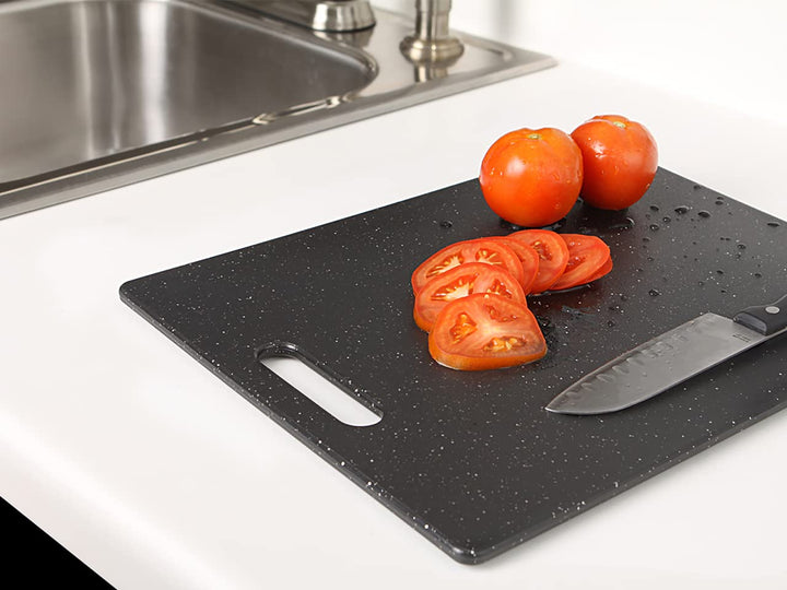 Superboard Cutting Board with Handle, 11 by 14.5 inches, Midnight Granite Color