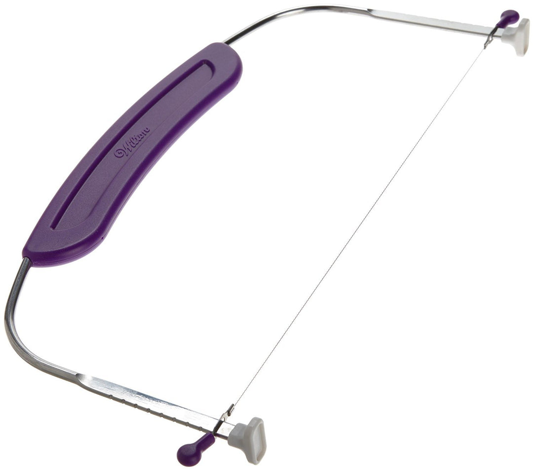 Adjustable Cake Leveler for Leveling and Torting, 12 x 6.25-Inch, Purple Cake Leveler, Plastic