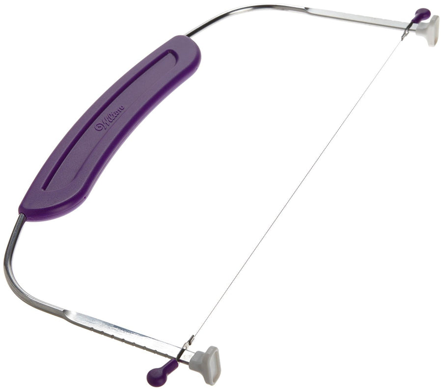Adjustable Cake Leveler for Leveling and Torting, 12 x 6.25-Inch, Purple Cake Leveler, Plastic