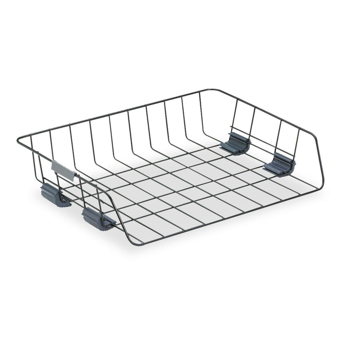 Workstation Wire Tray, Side Load, Letter, Black (62112)