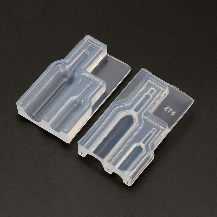 Small 3D Wine Bottle Silicone Resin Mold Glass Bottle Silicone Mold for Necklace Pendant Epoxy Resin Casting Jewelry Making Tool Chocolate Fondant Mold Cake Decorating Tool