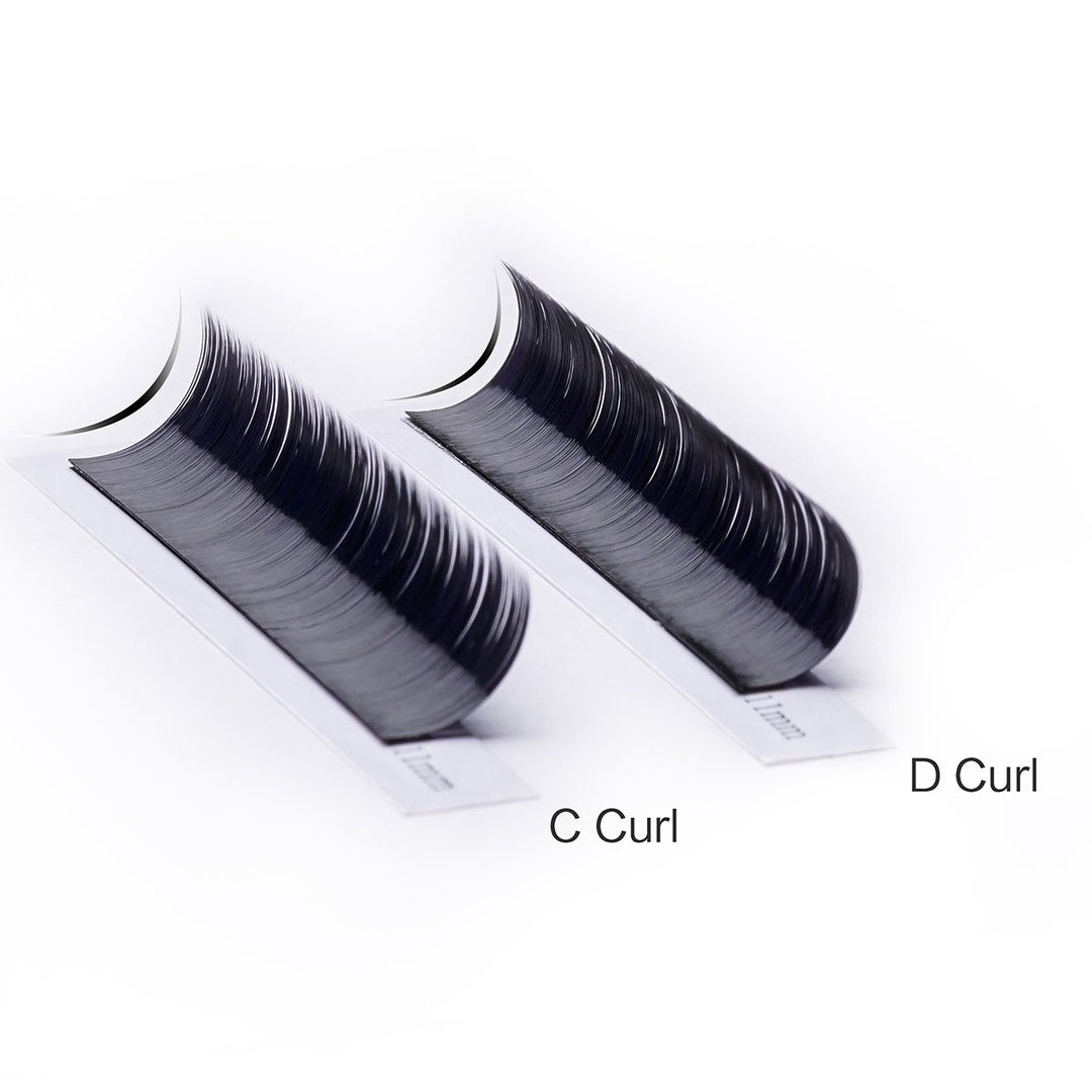 Eyelash Extensions 0.15mm C Curl 10mm Natural Individual Eyelashes Extension Light Faux Mink Lashes Supplies Single Length Professional Salon Use (C-0.15-10mm)
