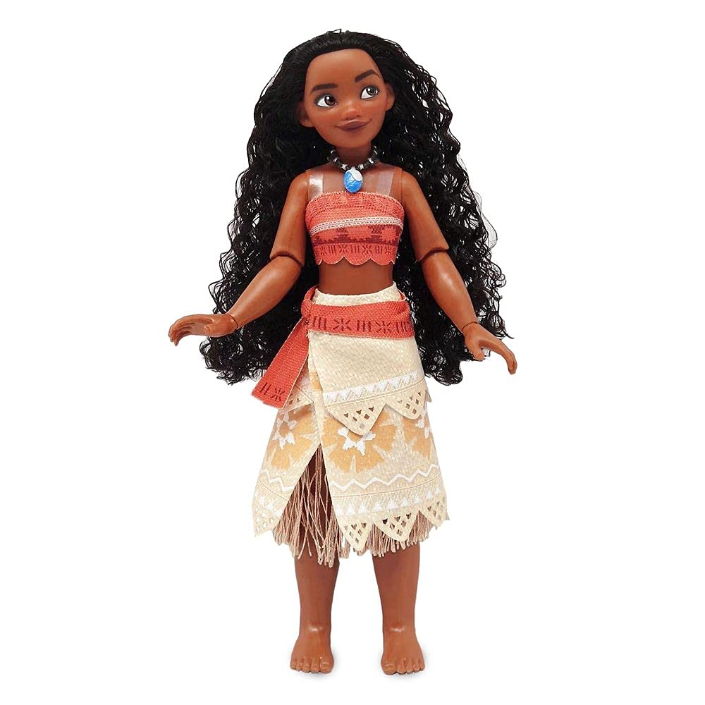 Store Official Princess Classic Doll (Moana), 11 Inches, Includes Brush with Molded Details, Fully Posable Toy in Classic Outfit Princess Toys for Girls