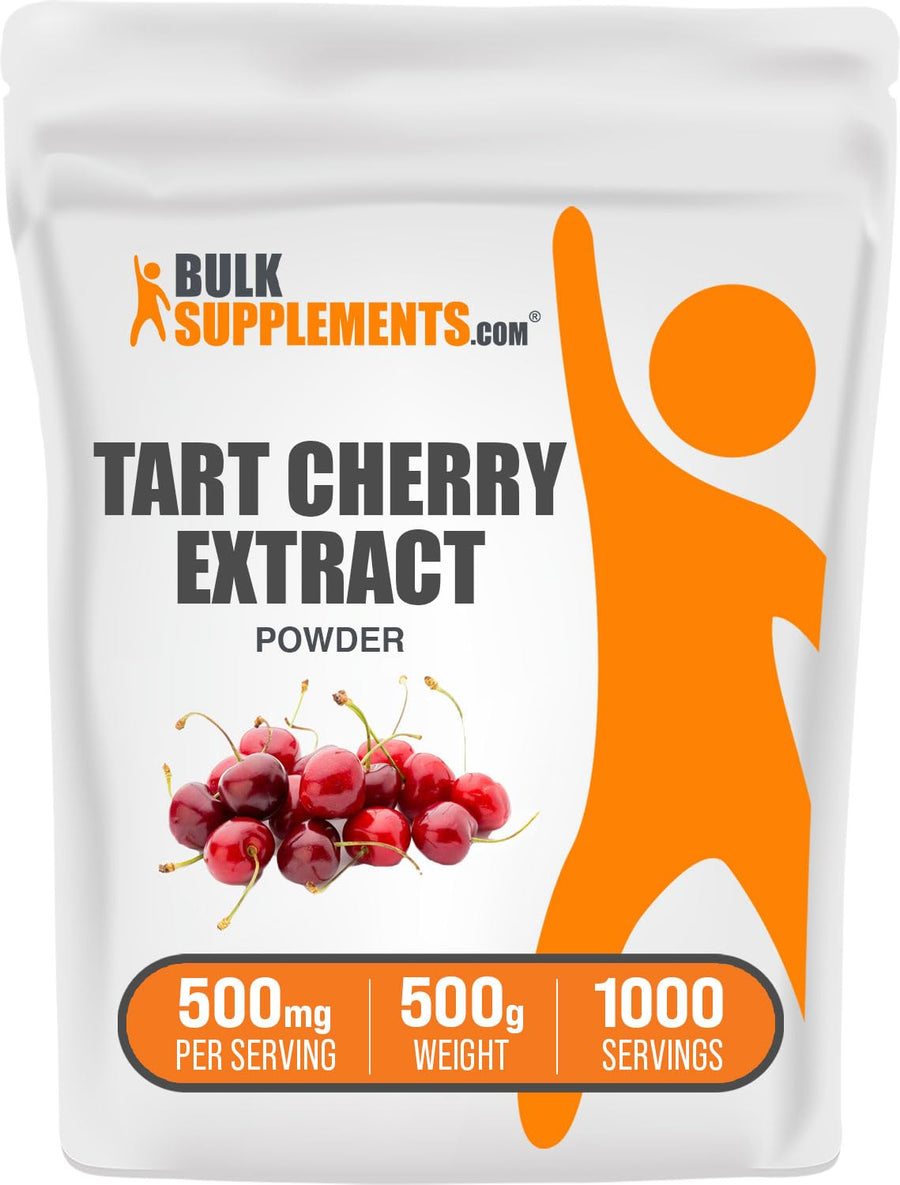 .com Tart Cherry Extract Powder - Tart Cherry Supplement, Herbal Supplement - Antioxidant Source, Gluten Free, 500mg per Serving, 500g (1.1 lbs) (Pack of 1)