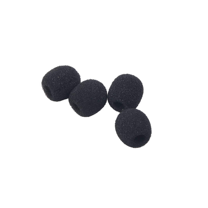 12Pcs Lavalier Microphone Clip Metal Tie Clips with 12Pcs Foam Windscreen Cover, Lapel Microphone Replacement Kit