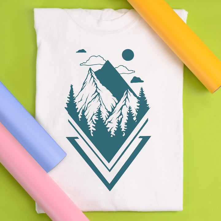 EasyWeed Heat Transfer Vinyl 11.8 x 5ft Roll (Turquoise) - - Compatible with , Cricut, Silhouette and Other Craft/Professional Cutters - CPSIA Certified