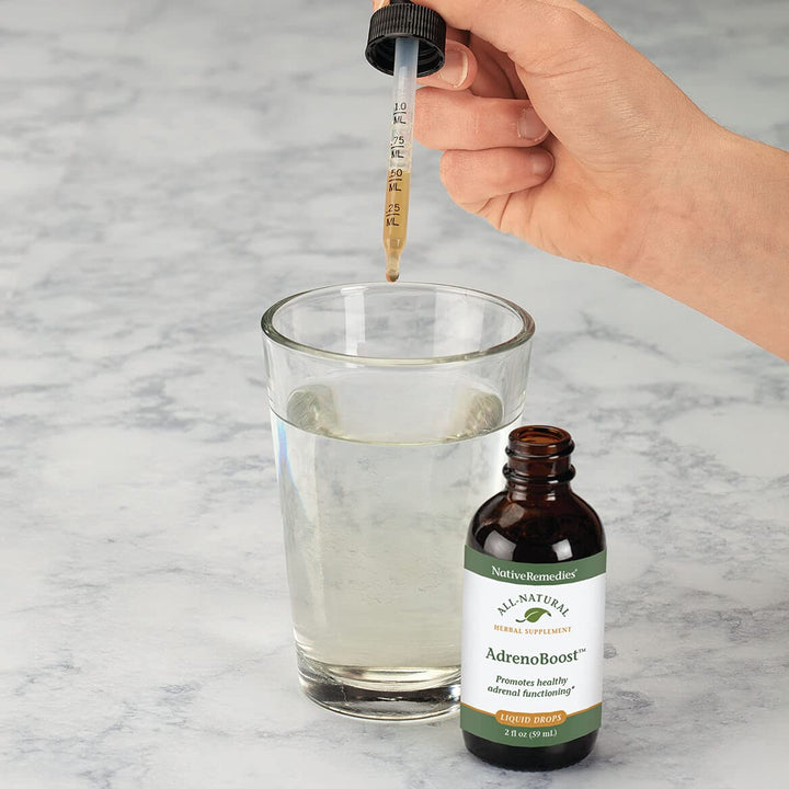 AdrenoBoost - All Natural Herbal Supplement for Adrenal Support, 2 Fl oz.