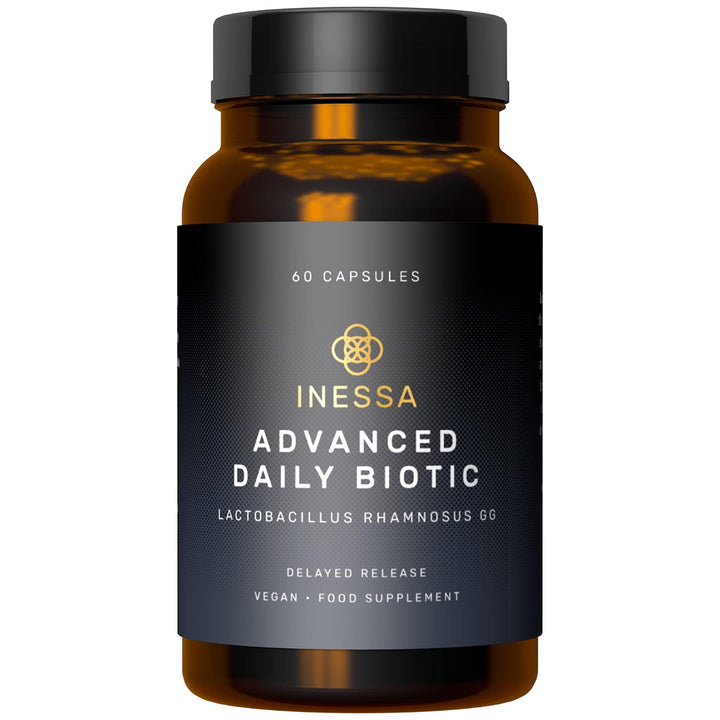 Daily Biotic - Probiotics for Women Digestive Health with Delayed Release Technology - Advanced Probiotic with 10 Billion CFU - Lactobacillus Rhamnosus Strain 60 Vegan Capsules for Men & Women