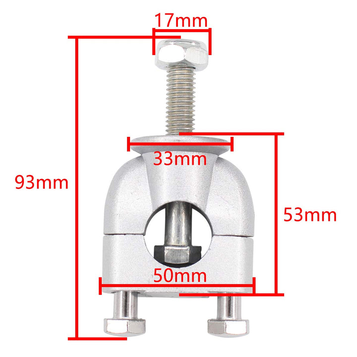 22mm 7/8 Inch Handlebar Risers Mount Clamps for Motorcycle ATV Dirt Bike Pack of 2