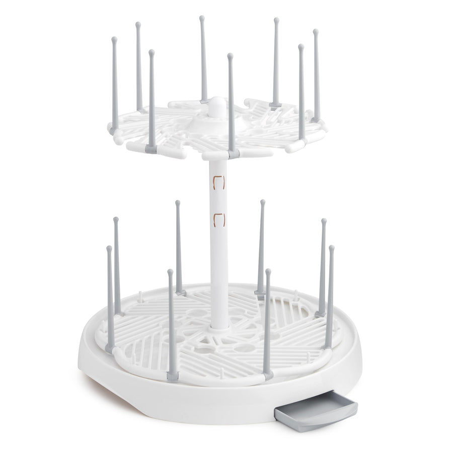 ® High Capacity Drying Rack for Baby Bottles and Accessories, White