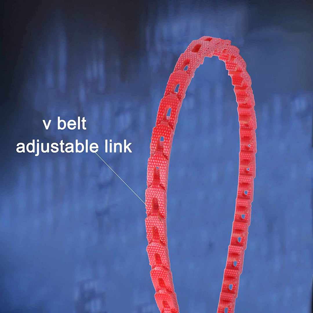Power Twist v Belt,3/8-inch x 4 feet Z Type, Industrial Rubber Link V-Belts, Adjustable PowerTwist Drive V-Belts