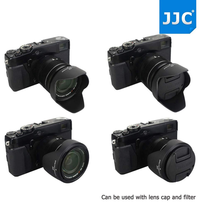 Bayonet Reversible Lens Hood Shade for Fujifilm Fujinon XF 14mm F2.8 & 18-55mm F2.8-4 Lens Replace Fuji 14/18-55 on Camera XT30 XT20 XT10 XT4 XT3 XT2 XT1 XPro3 XPro2 XPro1 XE3 XE2S XT200 XT100 XA7 XA5