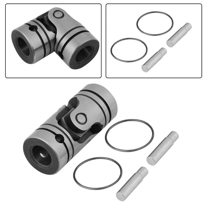 Universal Joint, Universal Joints, Universal Joint Coupling, Universal Joint Shaft 16mm/20mm Outer Diameter Steel Shaft Coupling Motor Connector DIY Steering(16mm)