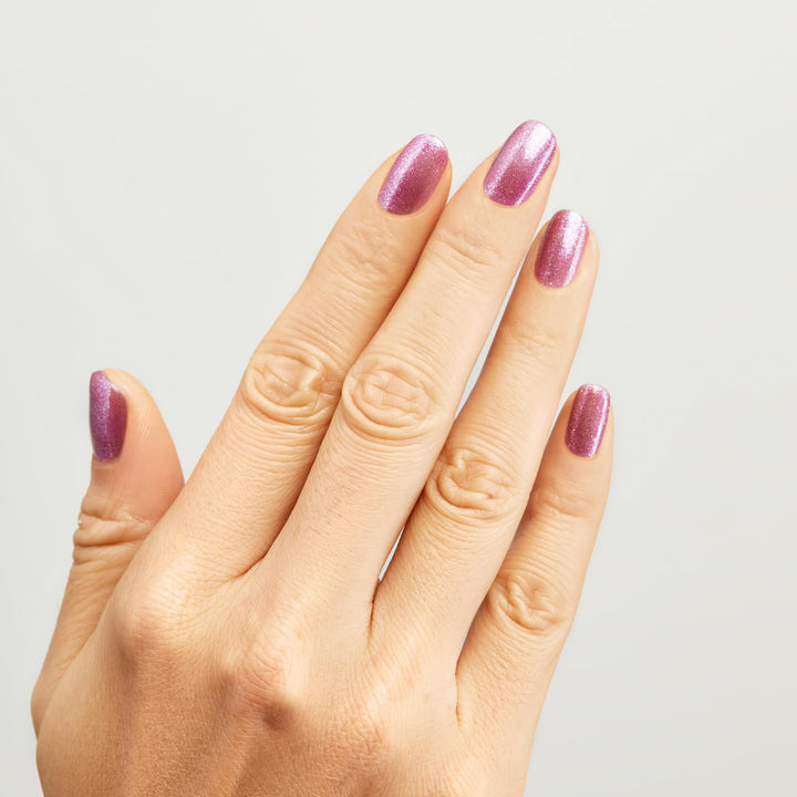 - Plant-Based Chip Free Nail Lacquer - Non Toxic, Bio-Sourced, Long-Lasting, Strengthening Polish - Jomo (Sheer Purple) - 0.41oz