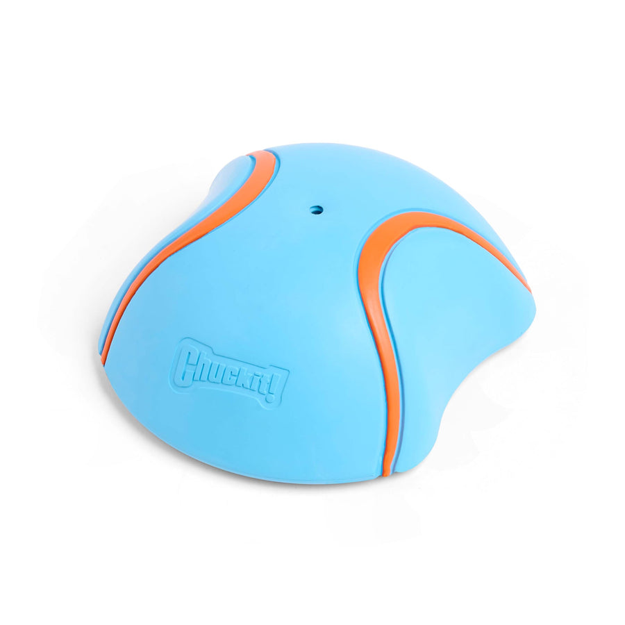 Indoor Super Slider Self-Fetch Squeaky Toy for Dogs - Glides Harmlessly On Most Surfaces - Fun Dog Toys to Keep Them Busy - For Small, Medium, and Large Breeds - Durable Rubber