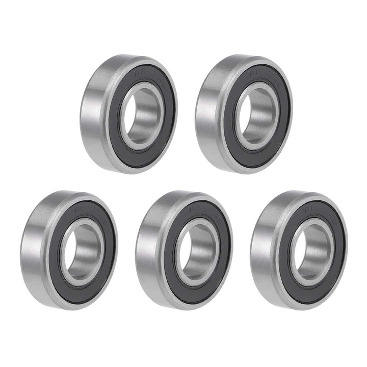R8RS Deep Groove Ball Bearings Z2 1/2 X 1-1/8 X 5/16inch Double Sealed Carbon Steel 5pcs