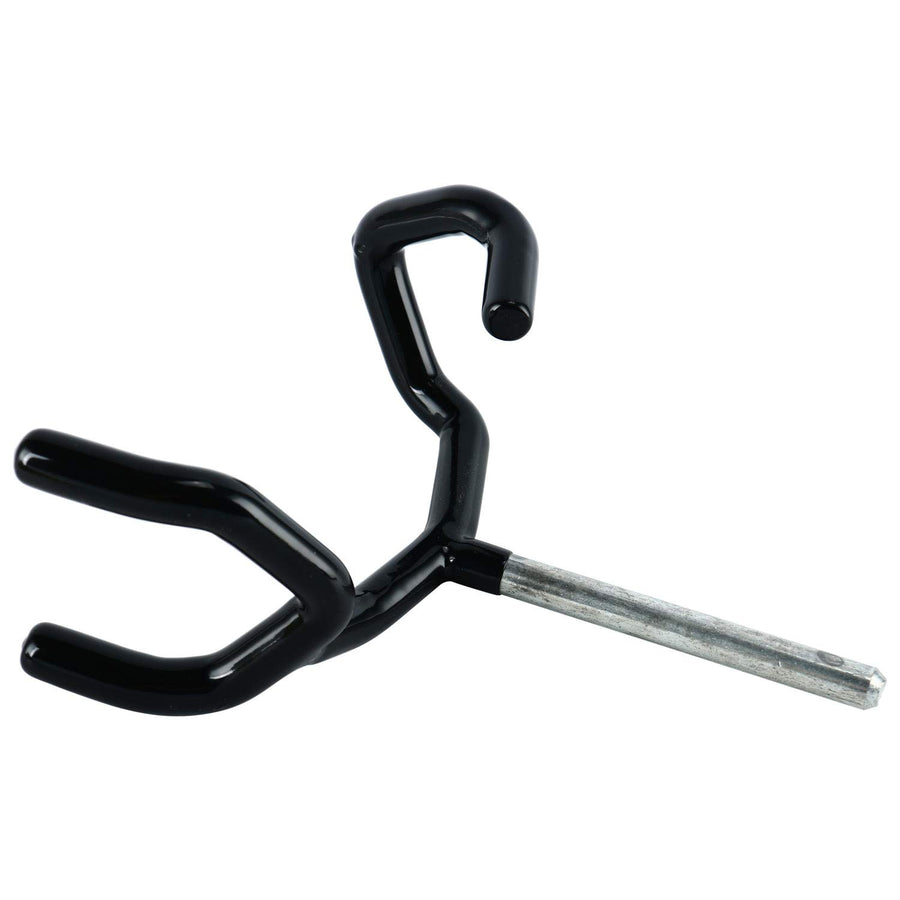 Boompole Support Holder Black Metal Boom Pole Stand Cradle Mount Microphone Audio Easy Hood