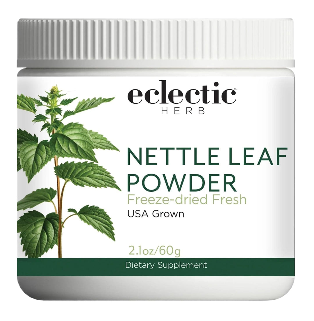 Eclectic Institute Raw Fresh Freeze-Dried Nettle Leaf Whole Food Powder | 2.1 oz (60 g)