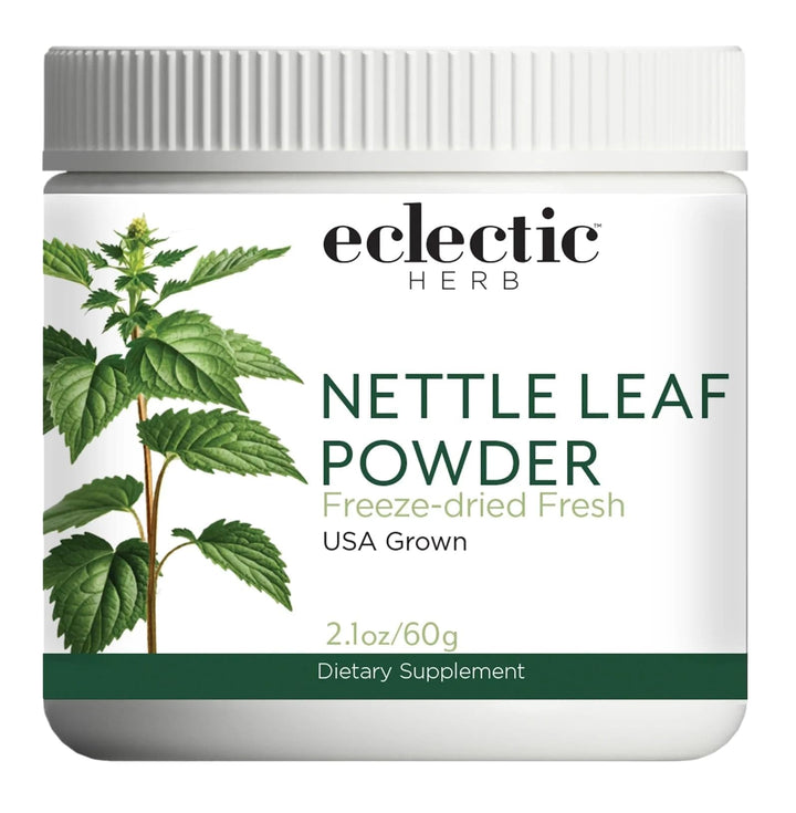 Eclectic Institute Raw Fresh Freeze-Dried Nettle Leaf Whole Food Powder | 2.1 oz (60 g)