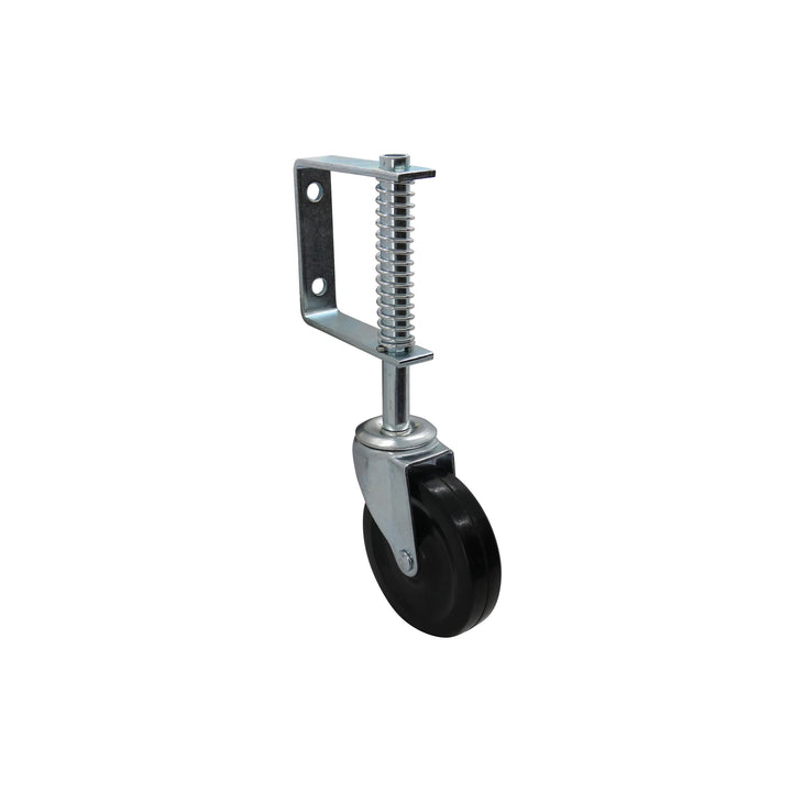 Metal 9785 9785E Spring Loaded Gate Caster, 4-Inch, Black