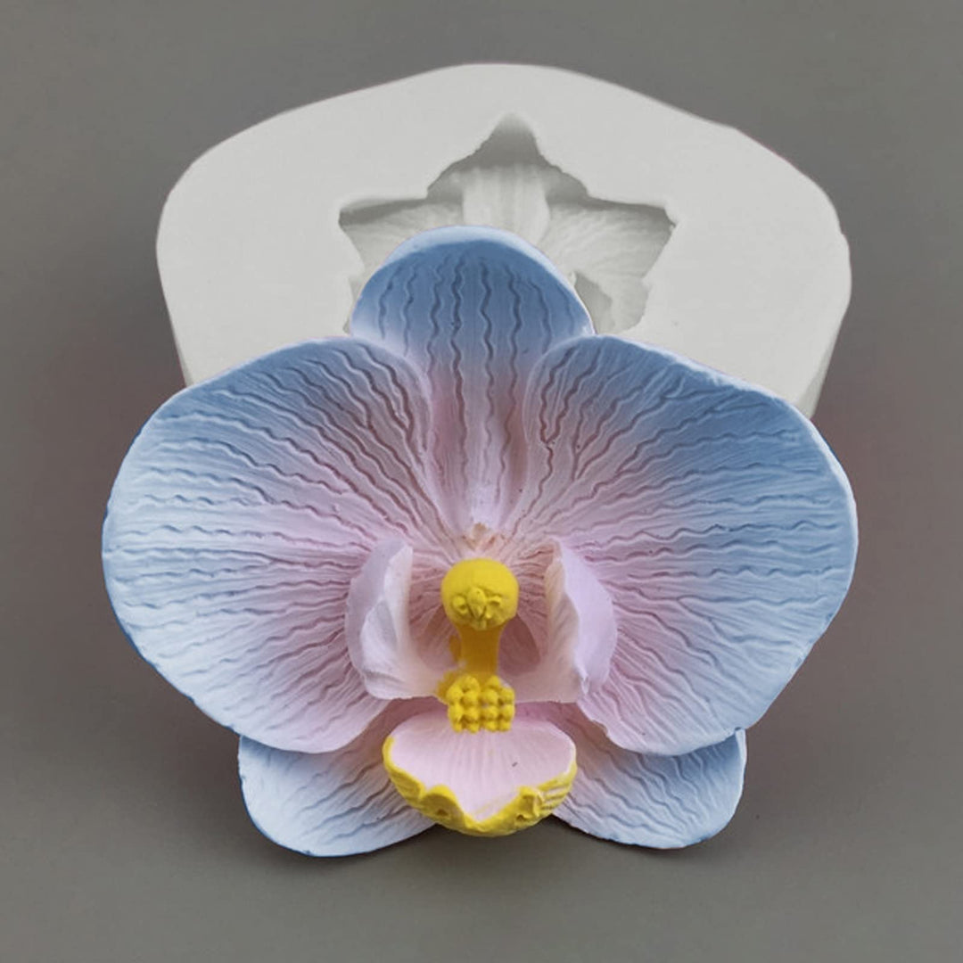 Phalaenopsis Scented Candle Silicone Mold Flower Resin Mold Flower Candle Mold Phalaenopsis Silicone Mold for Resin Decoration Mold