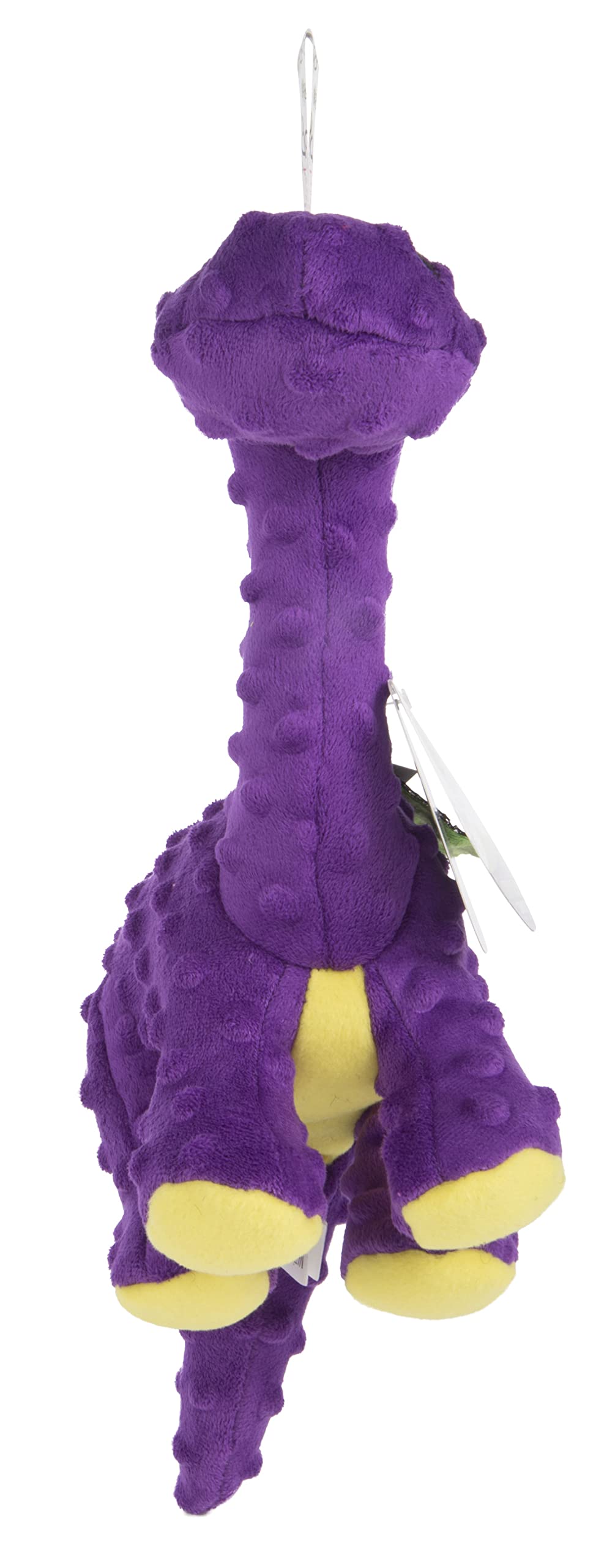 Dinos Bruto Squeaky Plush Dog Toy, Chew Guard Technology - Purple, Large