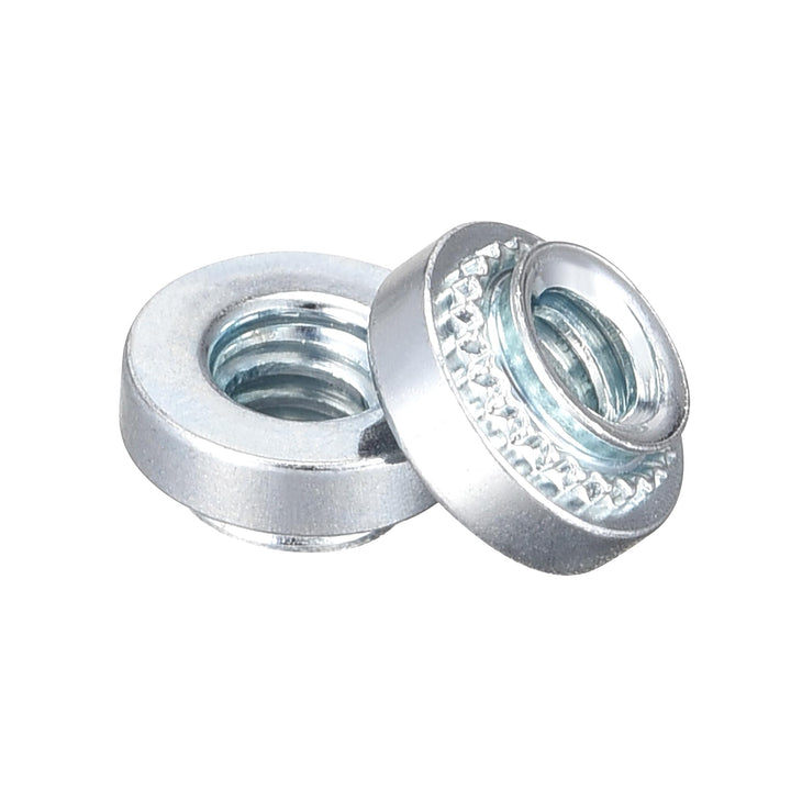 Self -Clinching Nuts,#6-32 x 0.1-Inch Carbon Steel with Zinc Plating Rivet Nut Round Head Steel Metal Sheet Mounting Hardware Fastener 50pcs