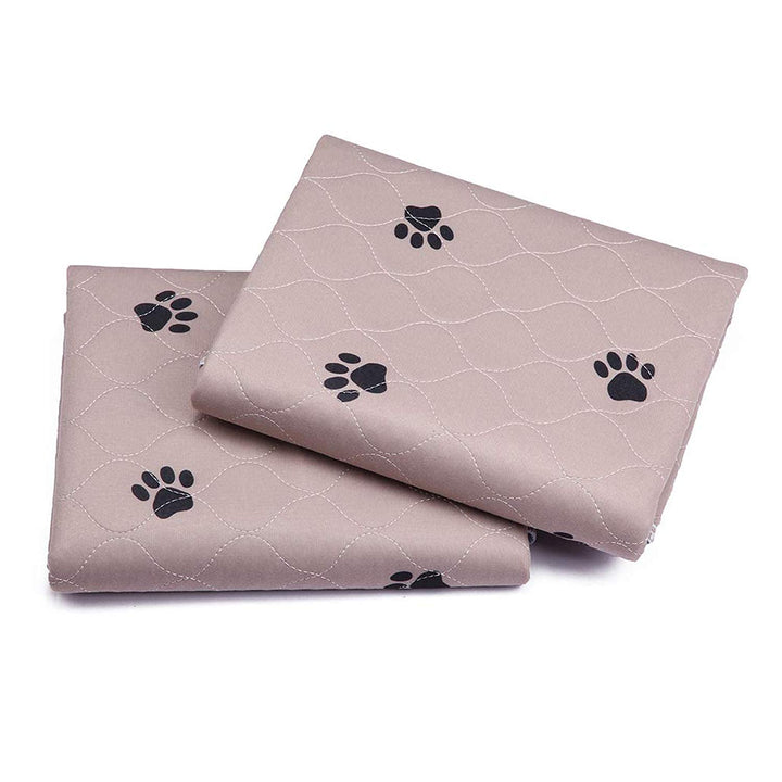 Washable Dog Pee Pads with Puppy Grooming Gloves,Puppy Pads,Reusable Pet Training Pads,Large ,Waterproof Pet Pads for Dog Bed Mat,Super Absorbing Whelping Pads,41x41 Inch (Pack of 2)