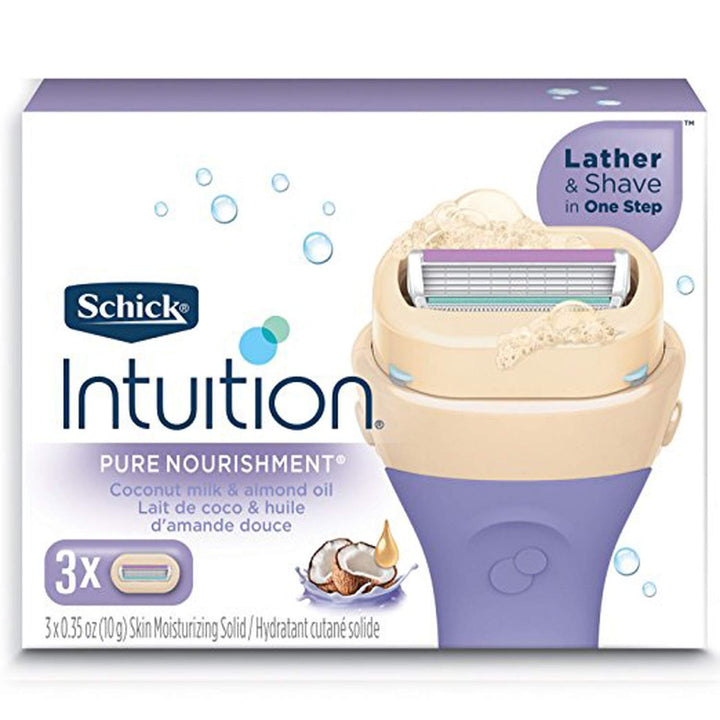Intuition Pure Nourishment Coconut Razor Refill 3 Cartridges