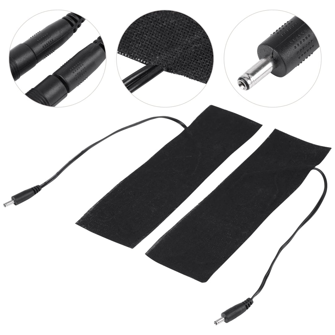 1 Pair 5V USB Heating Pads Carbon Fiber Thermal Insoles 35-50 Degree Electric Heating Element Heating Film for Foot Warmers Suitable for Men and Women