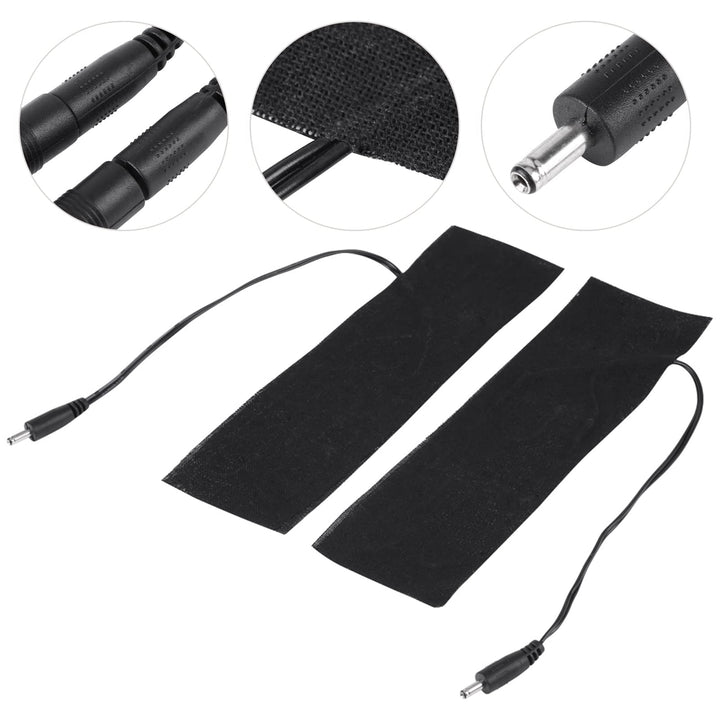 1 Pair 5V USB Heating Pads Carbon Fiber Thermal Insoles 35-50 Degree Electric Heating Element Heating Film for Foot Warmers Suitable for Men and Women