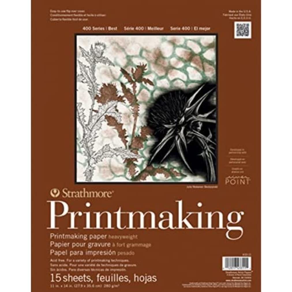 Printmaking Paper Pad 11X14-15 Sheets -62433110, BROWN