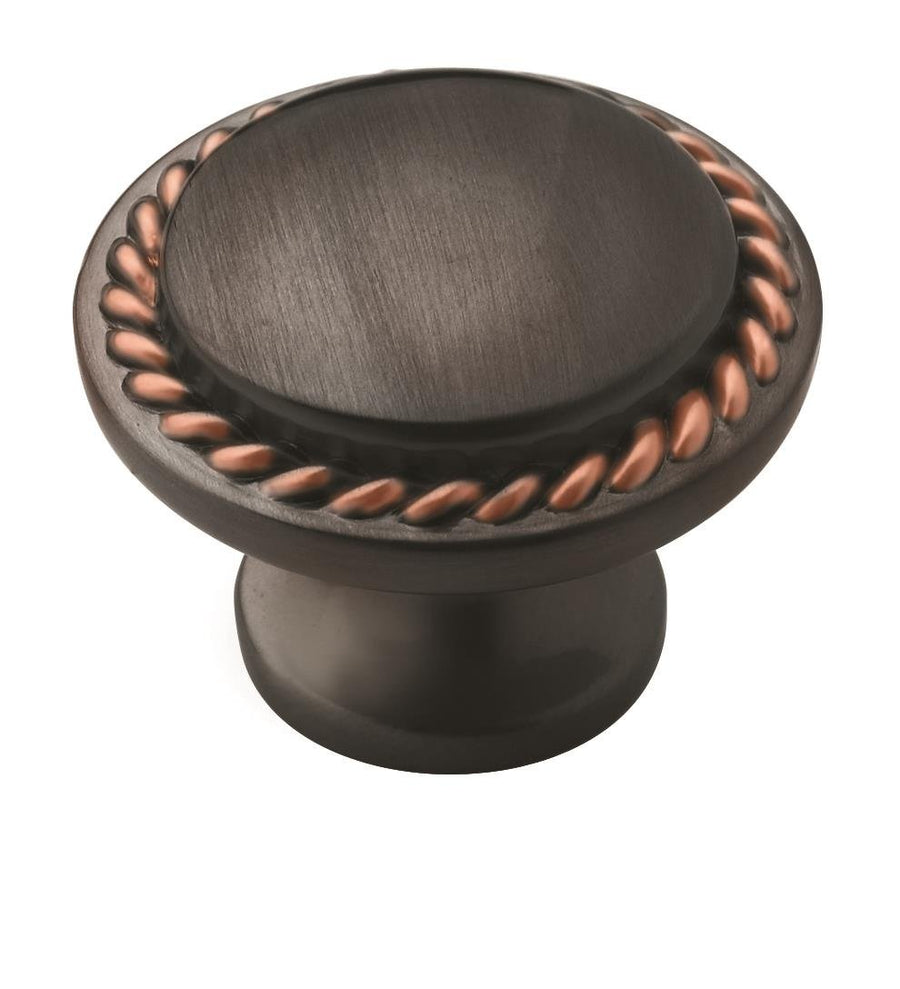 | Cabinet Knob | Oil Rubbed Bronze | 1-3/16 inch (30 mm) Diameter | Everyday Heritage | 1 Pack | Drawer Knob | Cabinet Hardware
