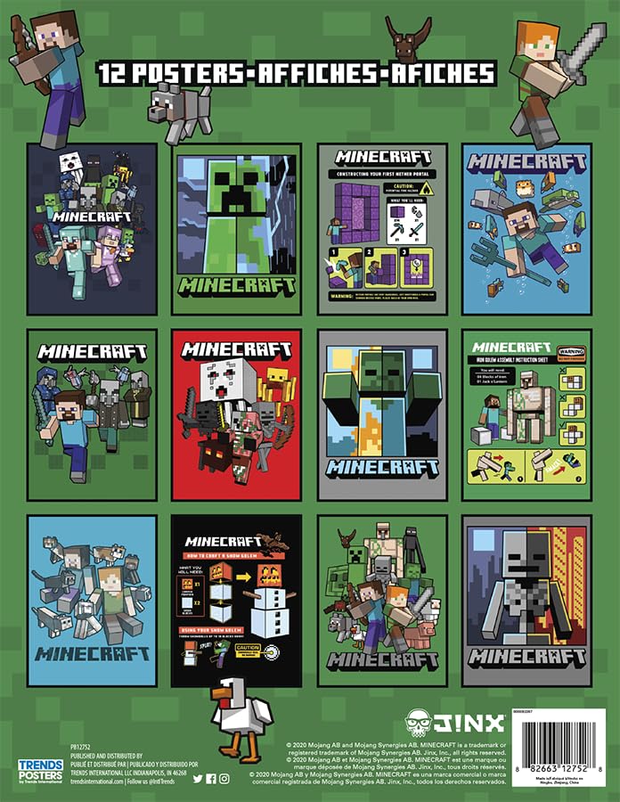 Minecraft Poster Book