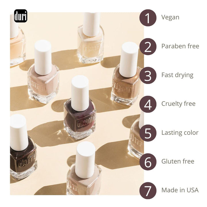 Nail Polish, 572 Purple Rain, Dark Shimmer Purple Lacquer Opaque Coverage, 0.5 fl.oz.