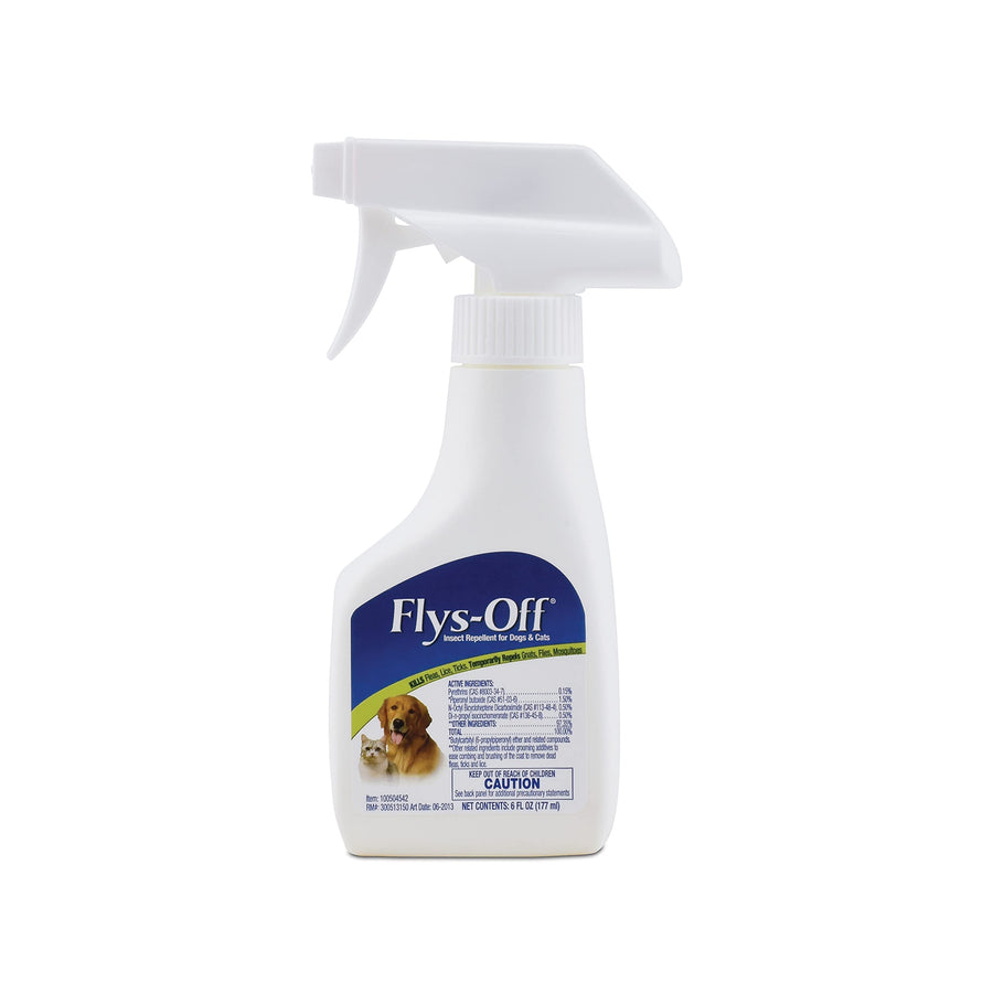 Flys-Off Insect Repellent for Dogs and Cats 6 Fluid Ounces