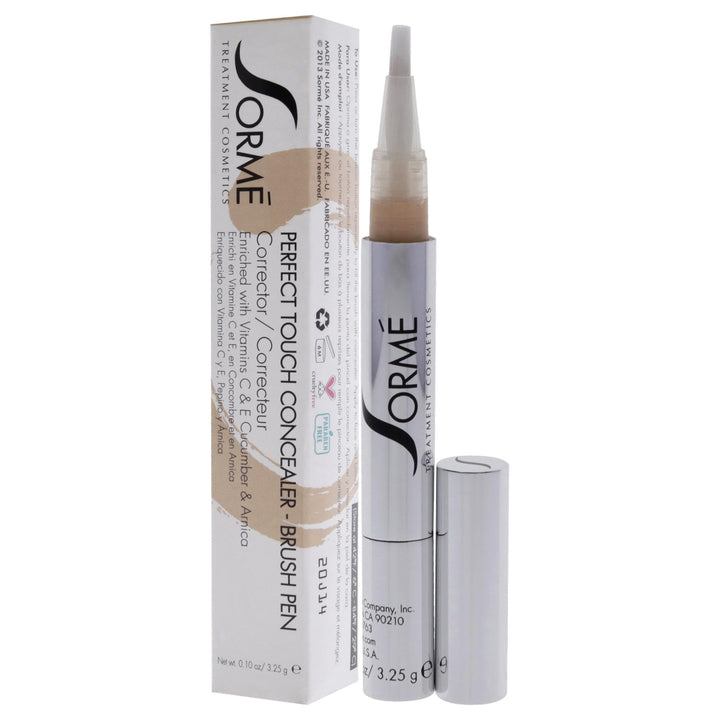 Sorme Cosmetics Perfect Touch Concealer Pen True Ivory, 0.10 Ounce