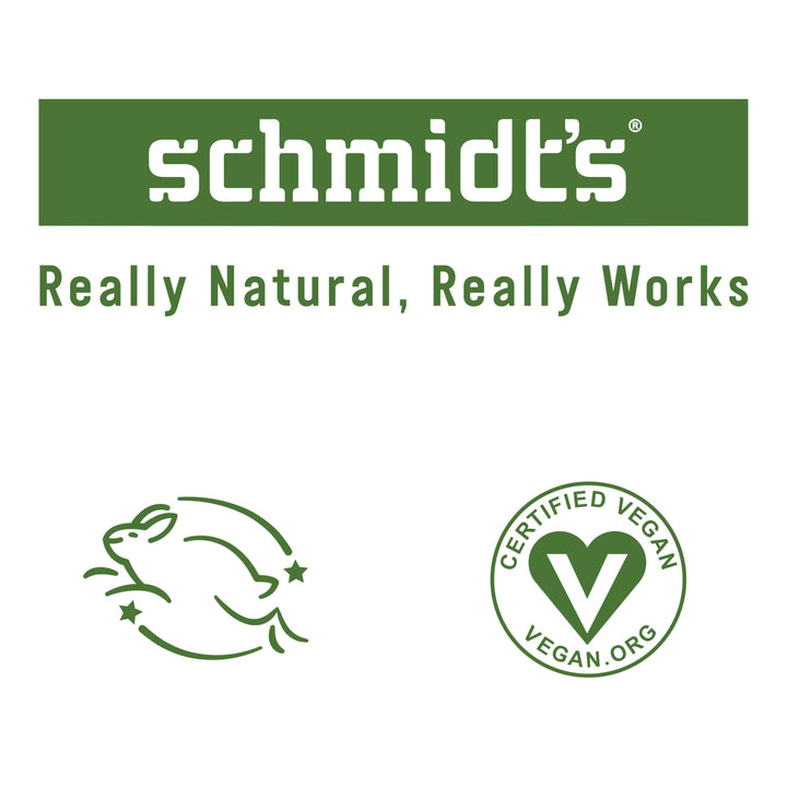 SCHMIDTS DEODORANT Bergomot Lime Deodorant Stick, 2.65 OZ